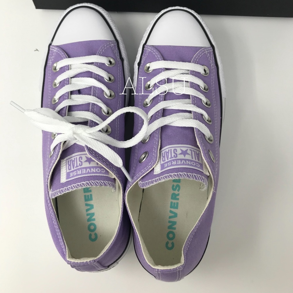 Converse Ctas Platform Layer OX Washed Lilac W - Picture 4 of 7
